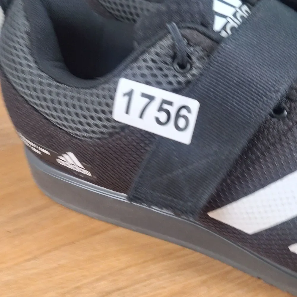 Adidas Powerlift 4 Men's 13 Weightlifting Shoes Black White Training Sneakers